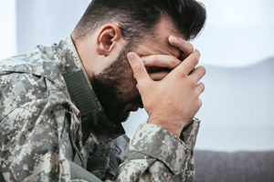 PTSD Attacks - Depressed Army Man